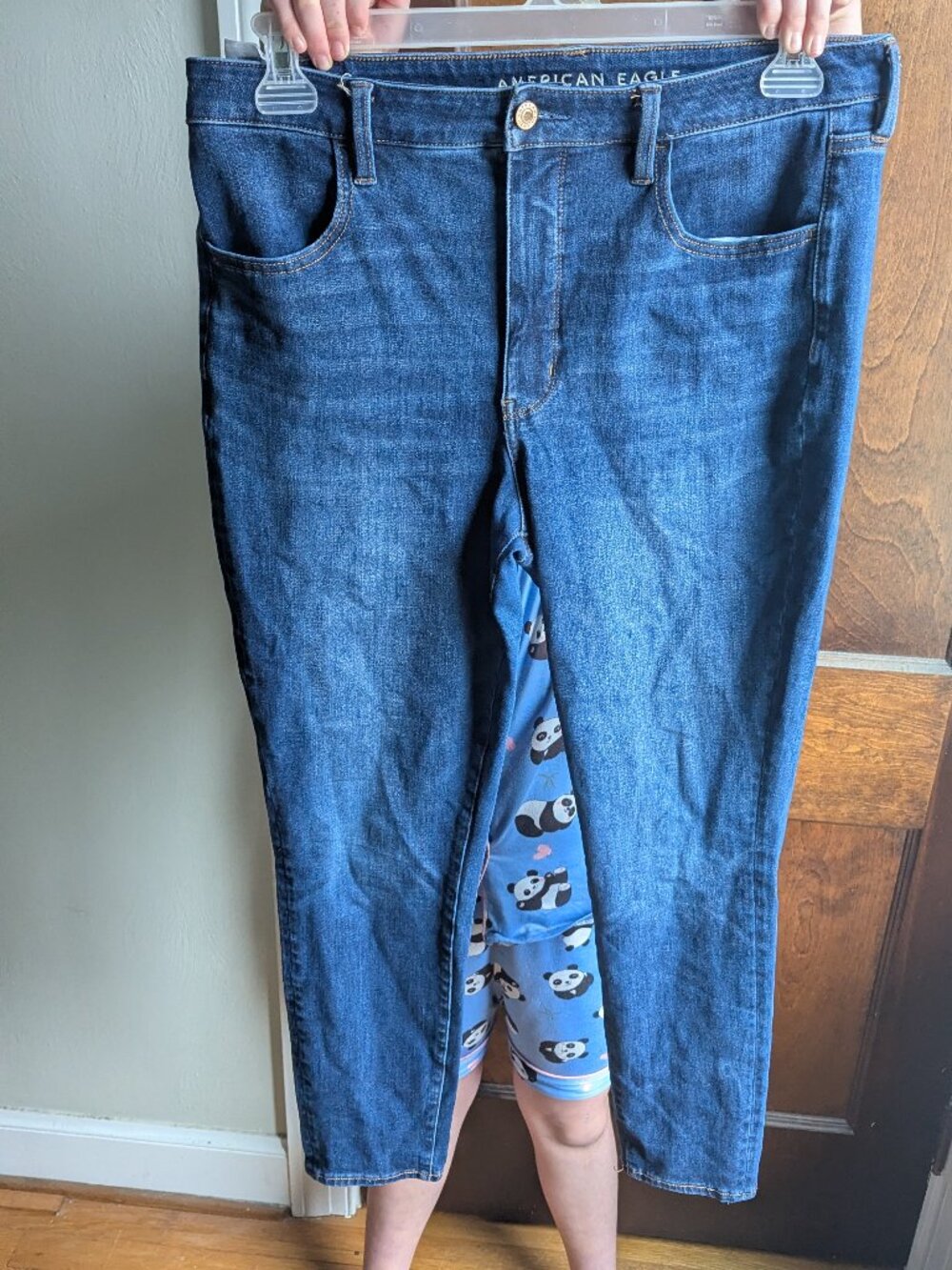 American Eagle Dream Jean Super Hi-Rise Jegging 14 Long
